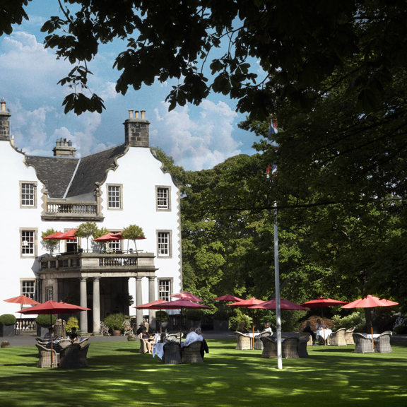 Prestonfield House on a summers day